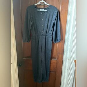 Old Navy girls extra large 14-16 gray jumpsuit